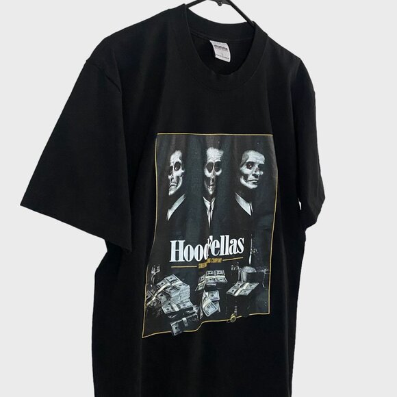 Streetwise Goodfellas Graphic T-Shirt Black Men's Large Short-Sleeve Mobster Tee - Picture 4 of 11